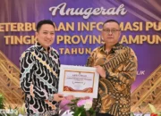 Pesawaran Terima Penghargaan Keterbukaan Informasi Publik 2024