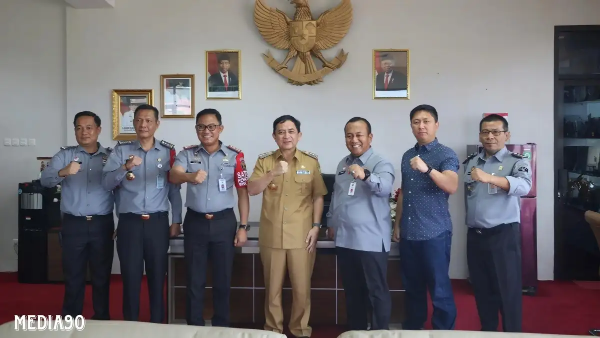 Pjs Wali Kota Bandar Lampung dan Kanwil Kemenkumham Lampung Audiensi Bahas Kolaborasi Strategis