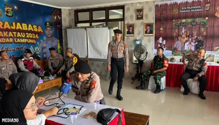 Polda Lampung Jamin Keamanan Terminal Rajabasa Selama Libur Natal dan Tahun Baru 2025