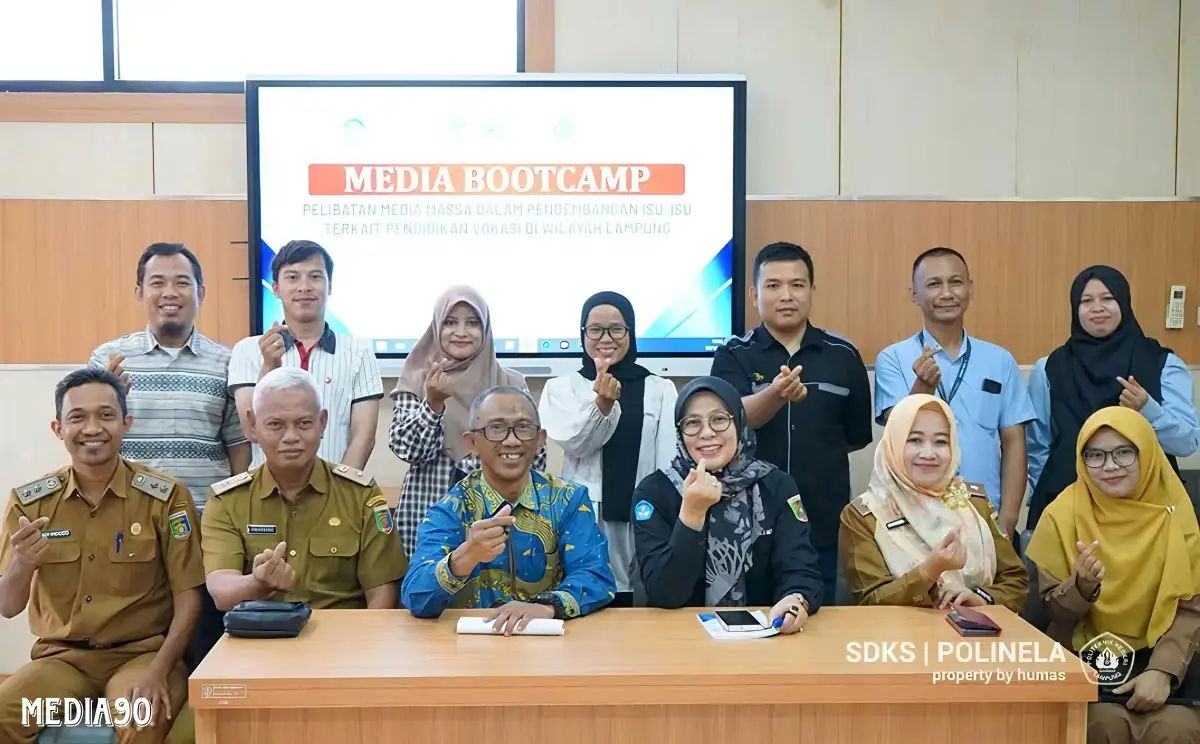 Polinela Gelar Media Bootcamp, Perkuat Sinergi Media dan Pendidikan Vokasi di Lampung