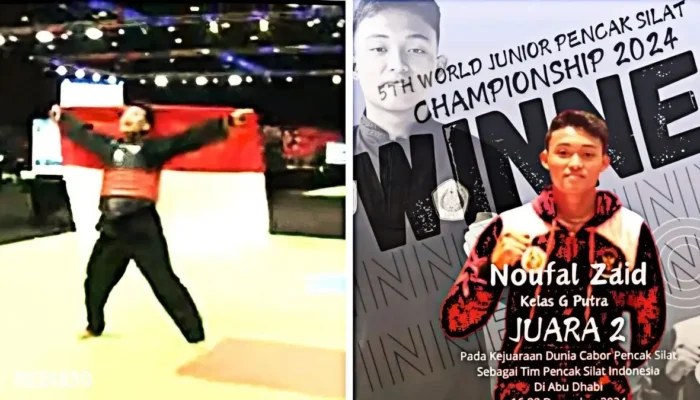 Pesilat Tanggamus Sumbang Emas dan Perak, Indonesia Juara Umum Kejuaraan Pencak Silat Dunia di Abu Dhabi