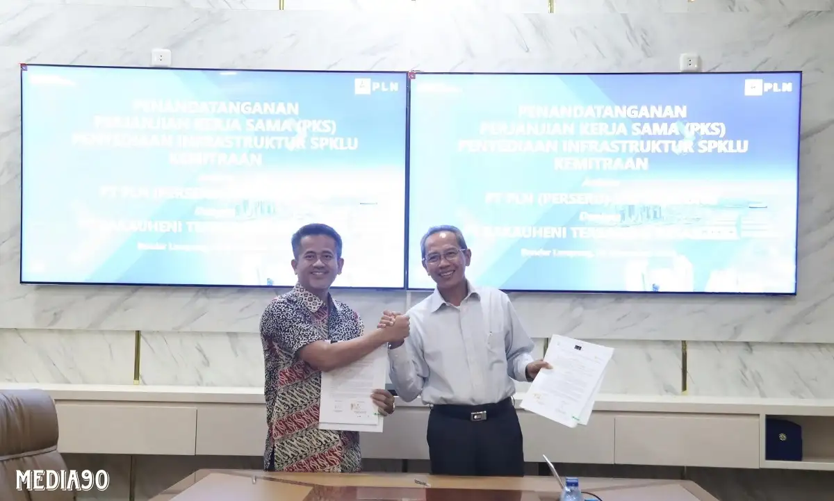 Sambut Natal dan Tahun Baru 2025, PLN dan PT BTB Teken Kerjasama Kemitraan Pelayanan SPKLU di Tol Bakauheni – Terbanggi