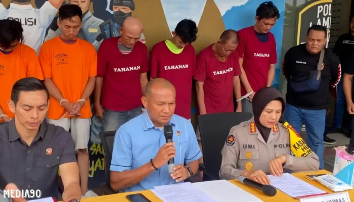 Terbukti Memeras Sopir Truk di Jalinsum Lampung Utara, Polda Lampung Tangkap 13 Preman