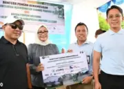 Terpilih Jadi Bupati Lampung Selatan, Egi Salurkan Bantuan Sosial untuk Korban Banjir di Candipuro, Palas, dan Sragi