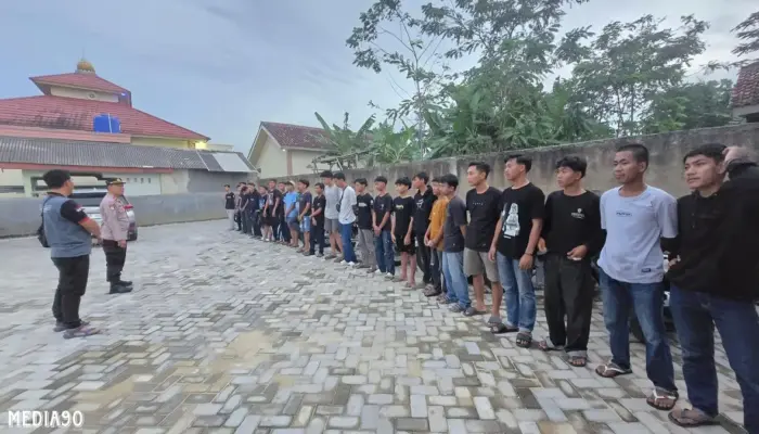 Razia Balap Liar di Galih Lunik Tanjung Bintang, Puluhan Remaja Diamankan dan 20 Motor Disita