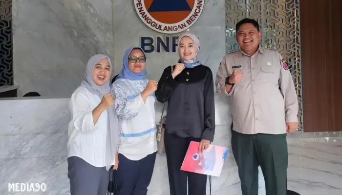 Wakil Gubernur Lampung dan Bupati Lampung Timur Terpilih Bertemu Pimpinan BNPB Bahas Percepatan Penanganan Banjir