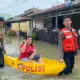 Banjir di Bandar Lampung, Polda Lampung Patroli Perketat Keamanan Rumah Para Korban