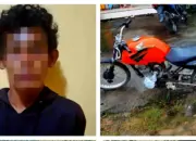Seorang Pria Asal Tirta Kencana Ditangkap Warga Setelah Mencuri Motor di Marga Kencana, Kemudian Diserahkan ke Polres Tulang Bawang Barat