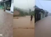 Banjir Kembali Kepung Beberapa Wilayah Bandar Lampung Akibat Hujan Lebat Kamis Sore