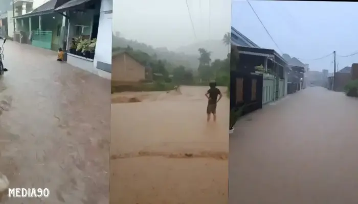 Banjir Kembali Kepung Beberapa Wilayah Bandar Lampung Akibat Hujan Lebat Kamis Sore