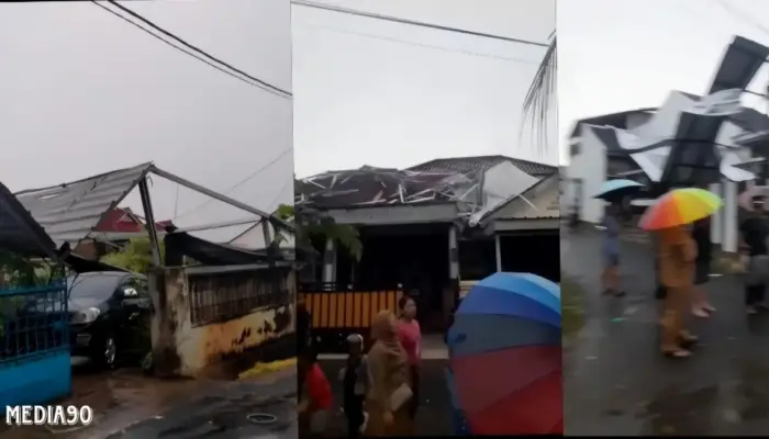 Bandar Lampung Diterjang Hujan Lebat dan Angin Kencang: Pohon Tumbang, Rumah Warga Rusak