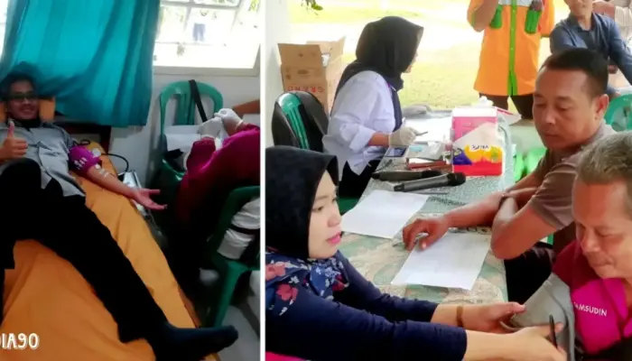 PT Bakrie Sumatera Plantations, Tbk Unit Lampung Adakan Donor Darah untuk Peringati HUT ke-83 Bakrie Group dan Bulan K3 Nasional di Penumangan