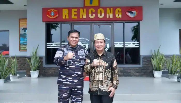 Rektor Universitas Teknokrat Indonesia Dampingi Kasal dalam Pemantauan Ketahanan Pangan TNI AL di Pesawaran