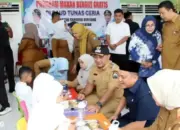 Wakil Bupati Lampung Selatan Resmikan Program Makan Gizi Gratis di TK Tunas Ceria dan SDN 1 Jatibaru Tanjung Bintang