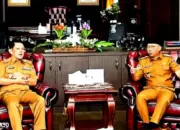 Gubernur Mirza Gelar Rapat Koordinasi di Hari Pertama Masuk Kantor dengan Kepala OPD