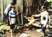 30 Rumah Warga Semaka Tanggamus Rusak, Aparat Berhasil Giring Gajah ke TNBBS