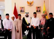 Gubernur Mirza Sambut Syaikh Abdurrahman Al-Ausy dalam Safari Dakwah di Lampung