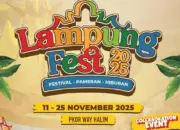Lampung Fest 2025 Akan Digelar November Tanpa Dukungan APBD, Hadirkan Artis Ibukota dan Puluhan UMKM