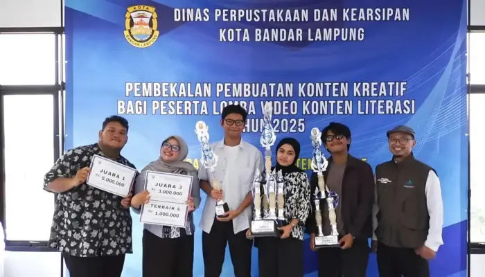 Mahasiswa Unila Raih Tiga Gelar Juara di Lomba Video Kreatif Pemkot Bandar Lampung