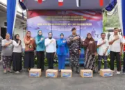 PMI, Pemprov Lampung, dan TNI AL Kolaborasi Gelar Baksos: Pangan Murah hingga Donor Darah