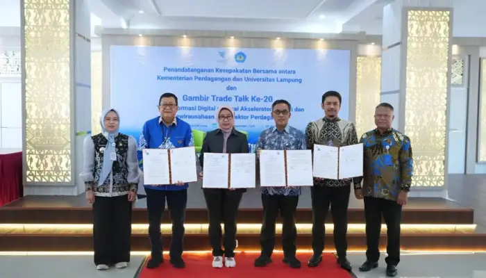 Unila dan Kementerian Perdagangan Bersinergi Tingkatkan Literasi Ekspor untuk UMKM Lampung