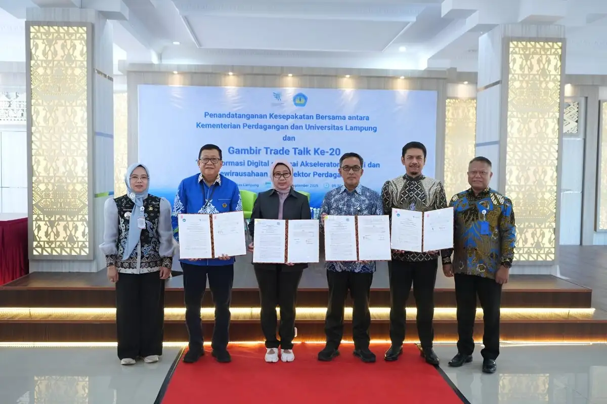 Unila Gandeng Kementerian Perdagangan Perkuat Literasi Ekspor Angkat Daya Saing UMKM Lampung