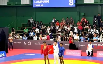 Abi Tama Sumbang Perunggu untuk Lampung di PON Beladiri 2025 Usai Lawan Didiskualifikasi