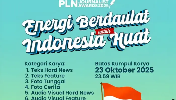 PLN Journalist Awards 2025 Resmi Dibuka, Wadah Apresiasi Bagi Jurnalis Penggerak Literasi Energi