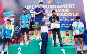 Atlet Dayung Lampung Raih Medali Perunggu di Kejuaraan Panglima TNI 2025 di Pangandaran