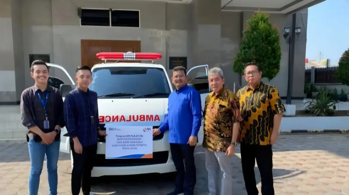 BRI Region 6 Jakarta 1 Serahkan Bantuan Ambulans untuk Gereja HKBP Letjen Suprapto