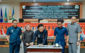 DPRD Lampung Terima Usulan Tiga Raperda Baru dari Pemprov, Salah Satunya Soal Perubahan Status BUMD