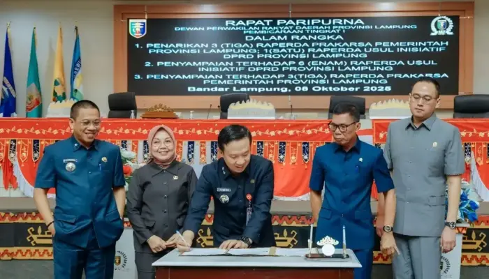 Pemprov Lampung Ajukan Tiga Raperda Baru ke DPRD, Termasuk Perubahan Status BUMD