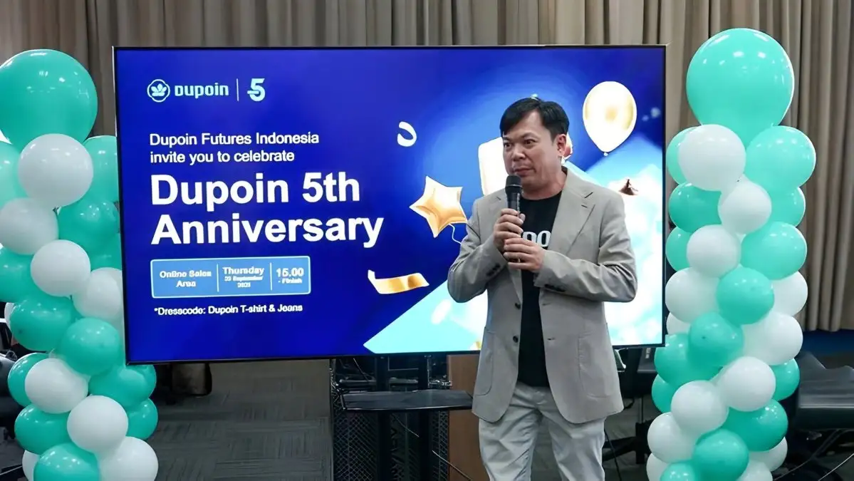 Dupoin Indonesia Rayakan 5 Tahun Kiprah di Industri Perdagangan Berjangka