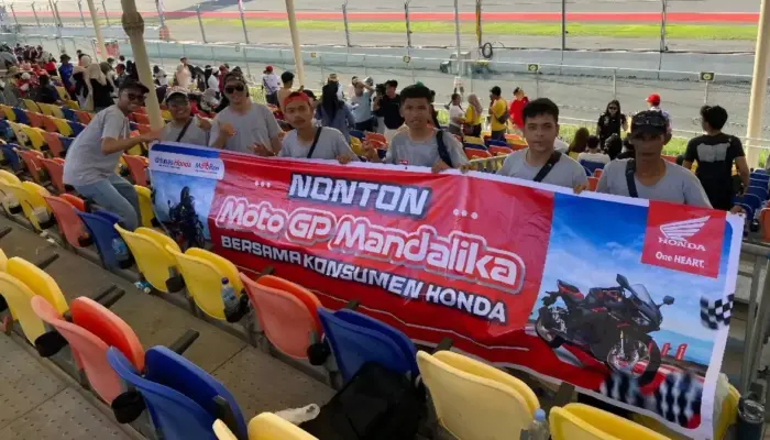 Enam Konsumen Honda Lampung Saksikan Langsung Keseruan MotoGP Mandalika 2025
