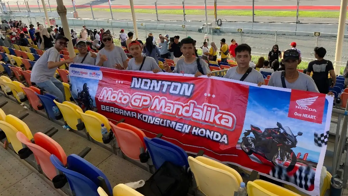 Enam Konsumen Beruntung Honda Lampung Diberangkatkan Nonton Langsung MotoGP Mandalika 2025