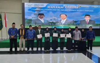 Fakultas Psikologi Islam UIN Raden Intan Lampung Bahas Psikologi Pro Lingkungan dalam Kuliah Umum 3 Fakultas Psikologi Islam UIN Raden Intan Lampung Gelar Kuliah Umum Bahas Psikologi Pro Lingkungan
