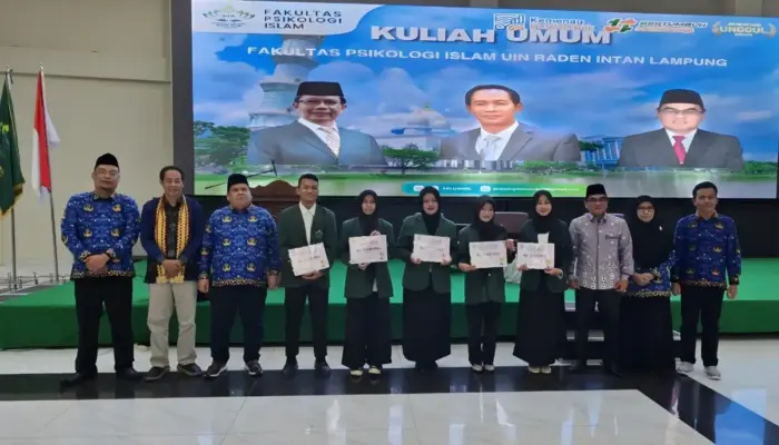 Fakultas Psikologi Islam UIN Raden Intan Lampung Bahas Psikologi Pro Lingkungan dalam Kuliah Umum