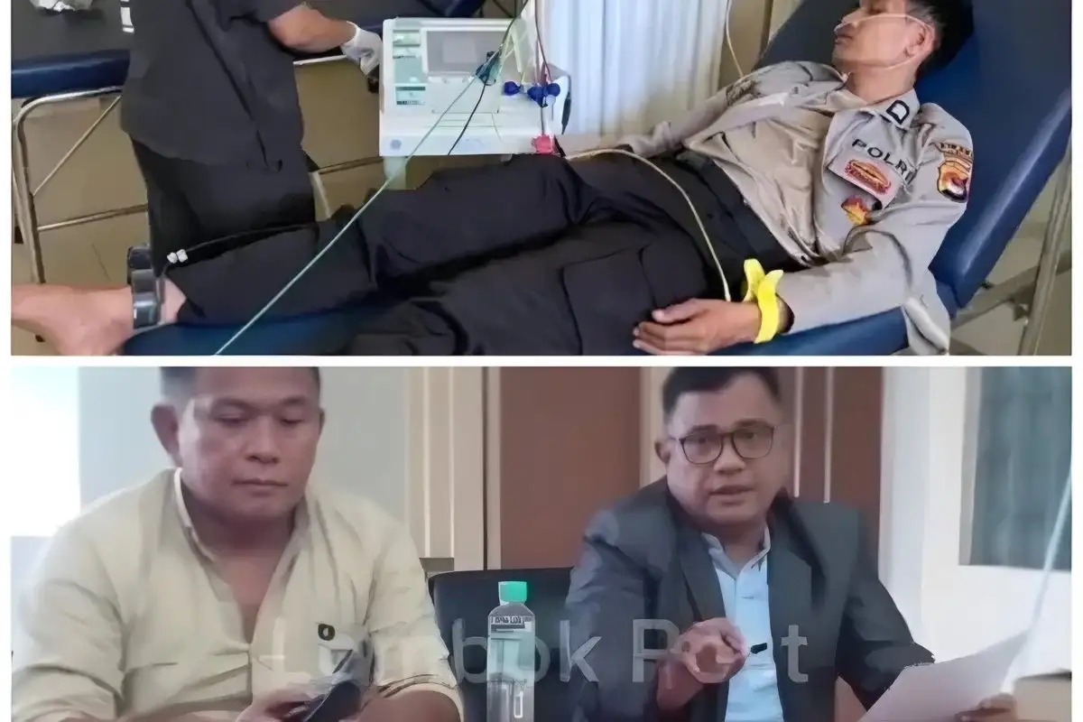 Geger! Kapolsek Kediri Brigpol Nurul Disiram Tuak dan Dipukul di Lombok Barat, Dirawat di RS Bhayangkara