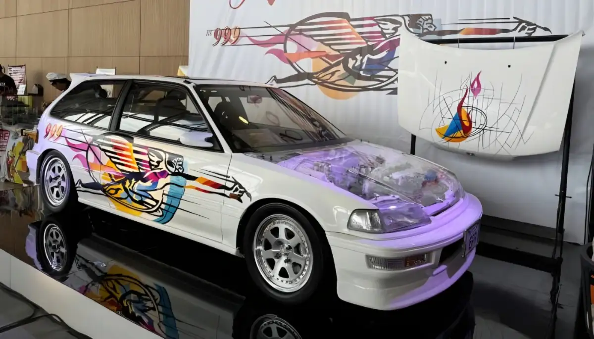 Honda Civic Nouva AeroFlux: Perpaduan Seni Lukis dan Performa Mesin Type R 1 Honda Civic Nouva Modif Gaya AeroFlux, Bodi Artistik dengan Mesin Type R