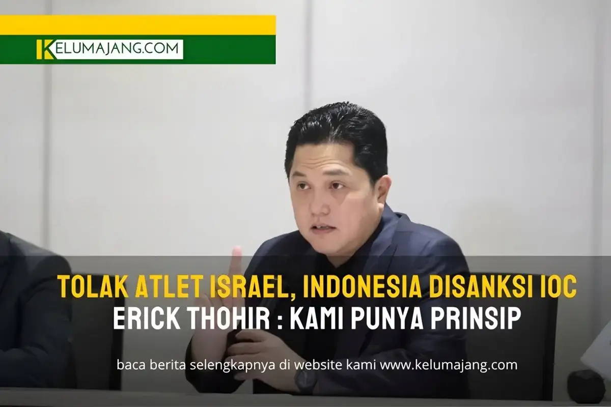 IOC Jatuhkan Sanksi ke Indonesia Usai Tolak Kedatangan Atlet Israel di Kejuaraan Dunia Senam 1 IOC Angkat Suara Soal Potensi Sanksi untuk Indonesia Usai Penolakan Atlet Israel