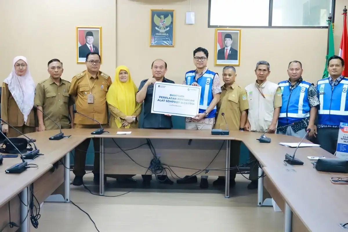 JTT Berikan Bantuan Alat Semprot Elektrik bagi Kelompok Tani di Bekasi