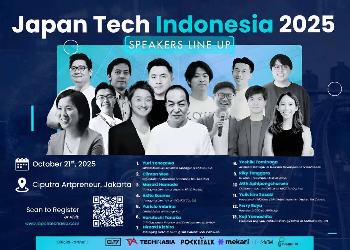 Jakarta Japan Tech Indonesia 2025: Event dan Pameran Teknologi Buka Peluang Baru Bersama Startup Jepang