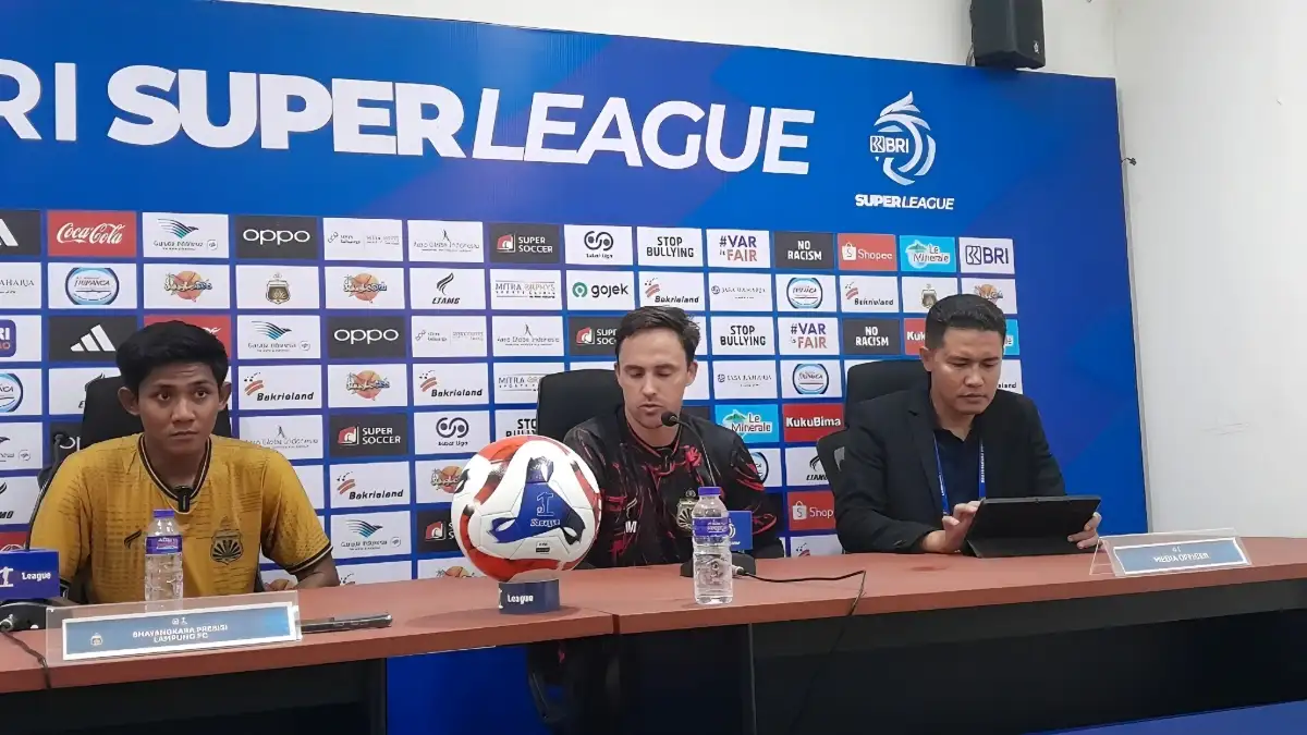Pelatih Bhayangkara Presisi Lampung FC Harap Dukungan Penuh Suporter Saat Hadapi Persita Tangerang 1 Jelang Hadapi Persita, Pelatih Bhayangkara FC Minta Dukungan Penuh dari Suporter Lampung