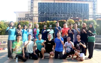 Jelang PON Beladiri 2025, Dispora Lampung Suntik Semangat ke Atlet Taekwondo