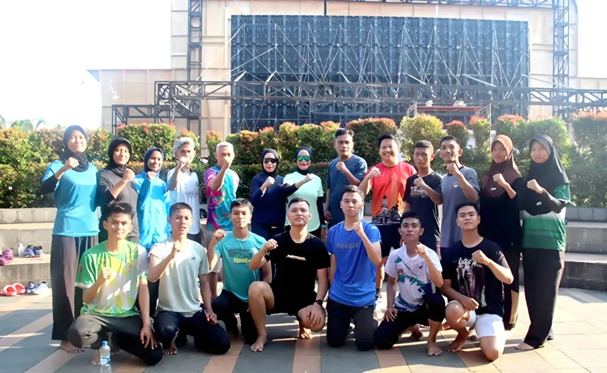 Jelang PON Beladiri 2025, Dispora Lampung Suntik Semangat ke Atlet Taekwondo