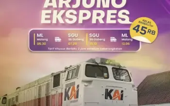 KAI Daop 8 Surabaya Tawarkan Tarif Spesial KA Arjuno Ekspres Eksekutif Hanya Rp45 Ribu
