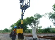 KAI Divre III Palembang Perkuat Sistem Persinyalan dan Telekomunikasi dengan Proteksi Petir Hadapi Cuaca Ekstrem