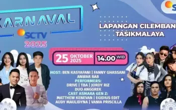 Karnaval SCTV Spesial Tasikmalaya 2025: DRIVE, Duo Anggrek, dan Pemain Asmara Gen Z Meriahkan Lapangan Cilembang 3 Karnaval SCTV Tasikmalaya Bakal Semarak dengan DRIVE, Duo Anggrek, dan Pemain Asmara Gen Z