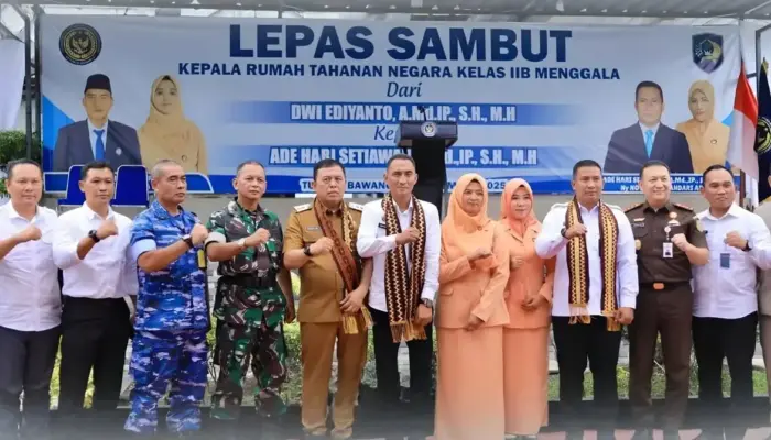 Pergantian Kepala Rutan Menggala, Wakil Bupati Tulang Bawang Siap Perkuat Pembinaan Warga Binaan