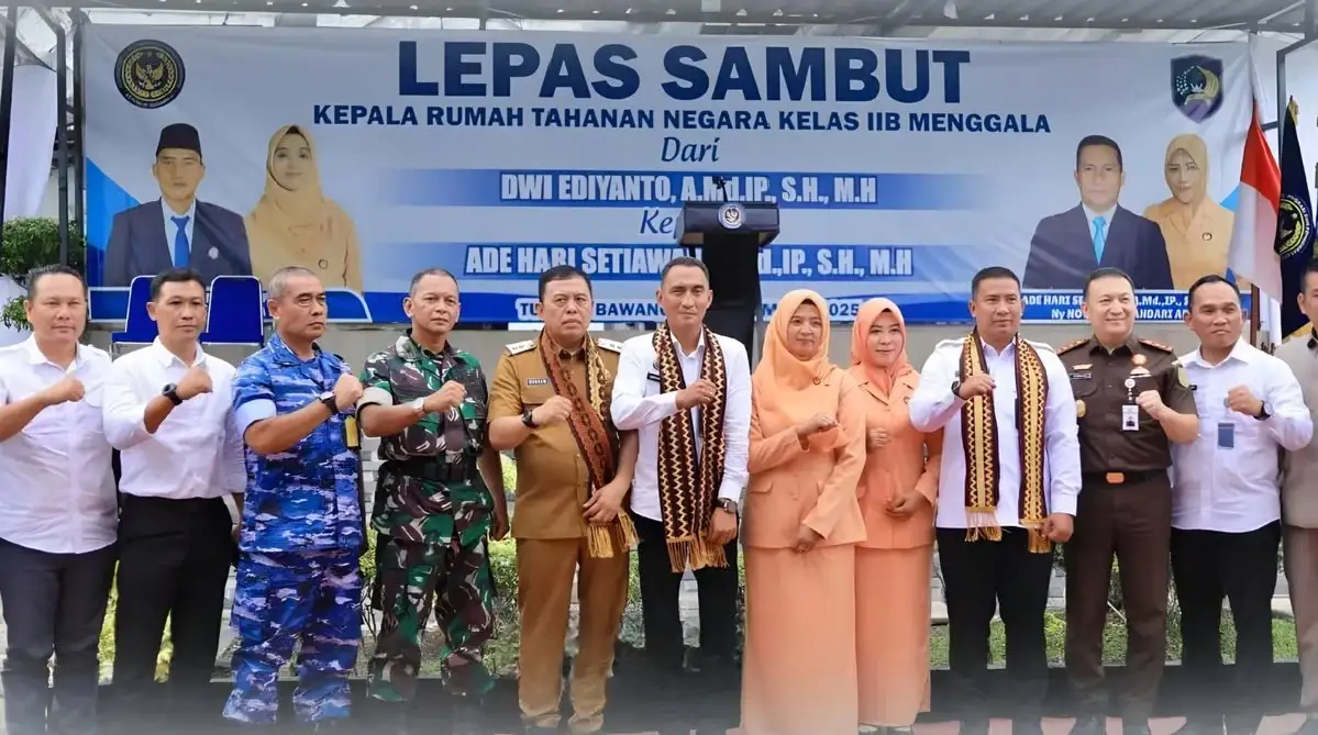Kepala Rutan Menggala Berganti, Wakil Bupati Tulang Bawang Dukung Program Pembinaan Narapidana